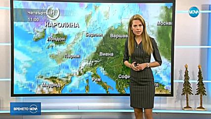 Прогноза за времето (08.12.2017 - обедна)