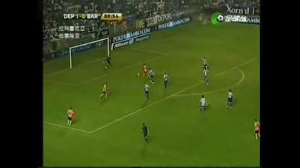 30.05 Депортиво - Барселона 1:1 Самуел Етоо гол