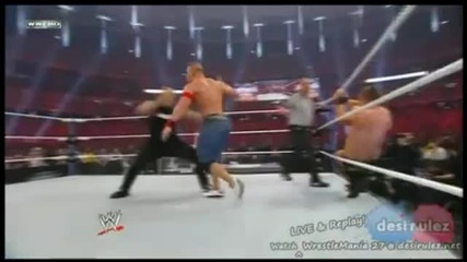 The Rock bottom To john cena