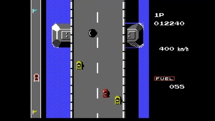 Road Fighter lvl 2 Gameplay