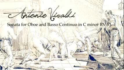 A.vivaldi, Sonata for oboe and basso continuo in C minor, Rv 53