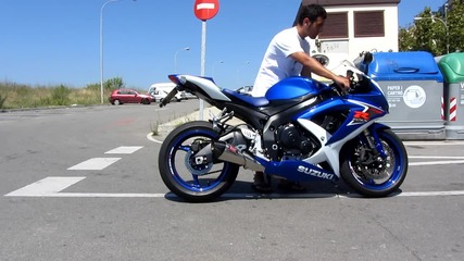 Suzuki Gsxr K8 с ауспух от Yoshimura !