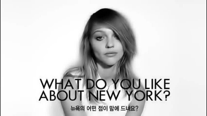Coming Step Spring Summer 2011 interview with Sasha Pivovarova 