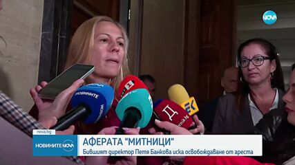 Пуснаха под гаранция бившата шефка на Агенция "Митници"