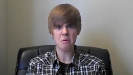 Justin Bieber се лигави 