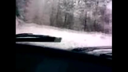 Off road Trabant 601s Combi in winter 