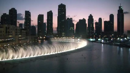 Най-изумителния фонтан в Дубай