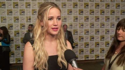 Jennifer Lawrence And The Final Hunger Games At Comic-Con