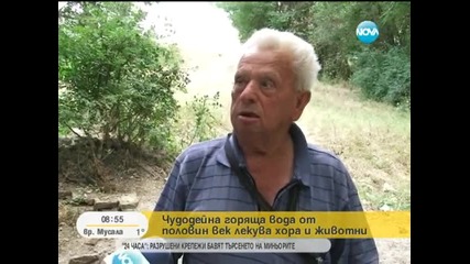 Горяща вода лекува хора и животни във варненско село