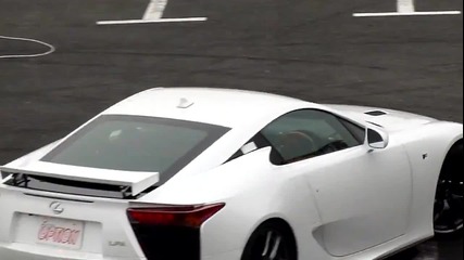 Lexus Lfa Drift Show in Tokyo
