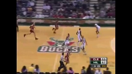Lebron James 16 points in 2 minutes vs bucks