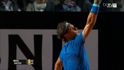 Nadal vs Dimitrov - Rome 2014