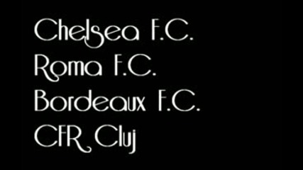 Uefa Champions League 2008 - 2009 Groups