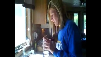 Cinnamon Challenge - This Girl Can Swallow Anything