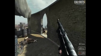 Call of Duty 2 Demo Мои геймплей