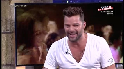 Рики разказва как децата му вече знаят,че е известен-9.06.2014-еl hormiguero,madrid