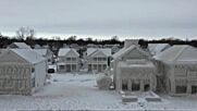 Град в Канада се превърна в леден след снежната буря