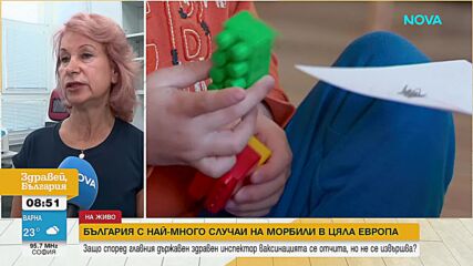 Професор Ива Христова: България e с най-много регистрирани случаи на морбили в Европа