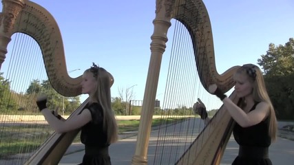 It's My Life (bon Jovi) Harp Twins - Camille and Kennerly