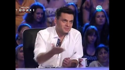 Радо шишарката в X - Factor България 16.09.11