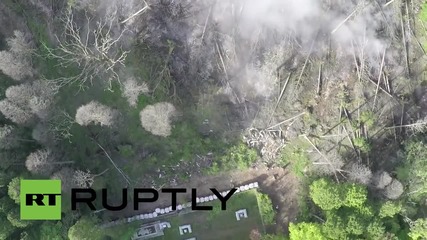 Япония: Снимки от дрон показват планина Хаконе пред изригване