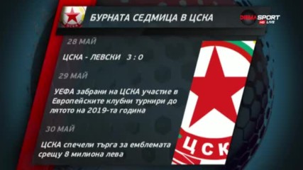 Бурната седмица на ЦСКА и постижението на Дунав