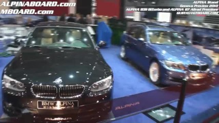 Bmw Alpina stand Geneva 2010 Preview - B3 S Biturbo and B Allrad 