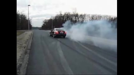 Mercedes burnout 