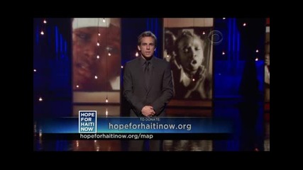 Madonna - Like a Prayer + Ben Stiller, Sanjay Gupta, Catherine Porter speech( Hope for Haiti) 