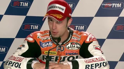 Andrea Dovizioso interview after the Mugello Gp