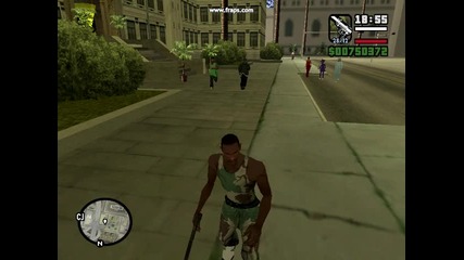 gta sa mn qk kef - Ryder i Grove Street Famillies 