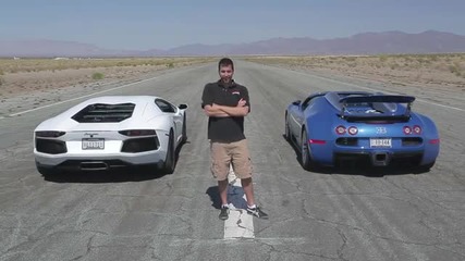 Bugatti Veyron vs Lamborghini Aventador vs Mclaren Mp4 12c vs Lexus Lfa