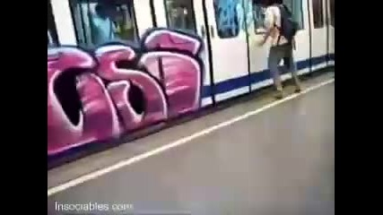 Grafitajiata na metroto v madrid
