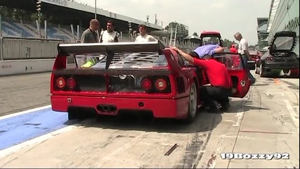 Ferrari F40 Accelerations & Flames