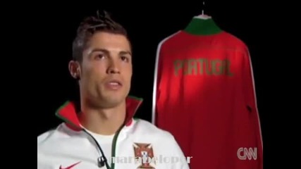 Интервю на Кристиано Роналдо след Fifa World Cup 2010 [hq]