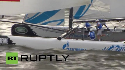 Germany: Russia's extreme sailing team aim for victory in Hamburg
