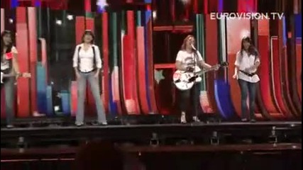 Евровизия 2009 - Андора - Първа репетиция - Susanne Georgi