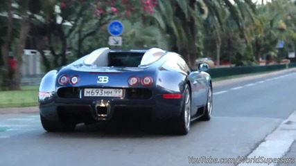 Рускиня с Bugatti Veyron в Монако