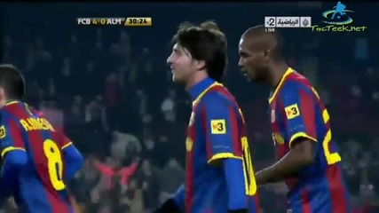 Barcelona - Almeria 5 - 0 All Goals Full Highlights 