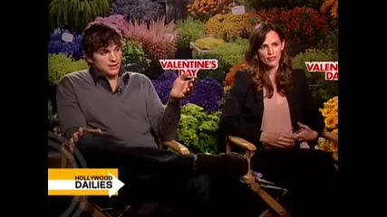 Valentines Day with Ashton Kutcher and Jennifer Garner 