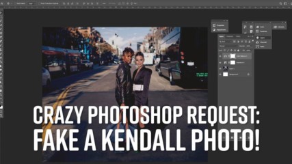 Crazy Photoshop Requests: Fake a "meeting a celeb" photo