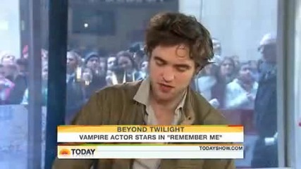Rob Pattinson on The Today Show (01.03.2010)