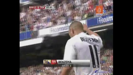 Реал Мадрид - Тенерифе 3:0 гол на Бензема