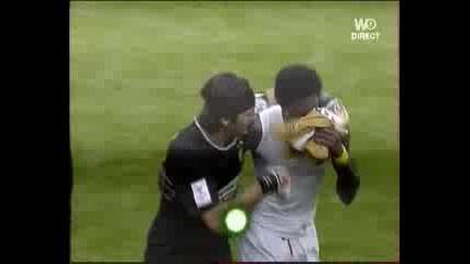 Buffon And Adebayor