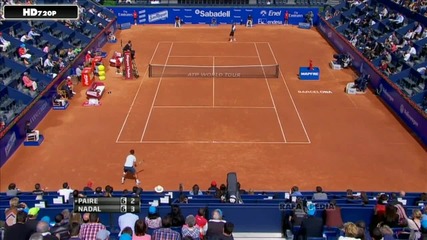 Nadal vs Paire - Barcelona 2013!