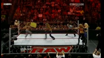 Raw 07/27/09 Mickie James,  Kelly Kelly & Gail Kim vs Beth Pheonix,  Alicia Fox & Roza