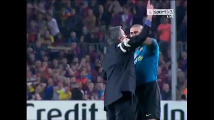 Луд Жозе Моуриньо след реванша с Барса