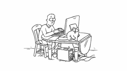 Simon's Cat in ' Cat & Mouse'