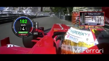 F1 Гран при на Монако 2013 - Alonso на Fp1 [hd][onboard]