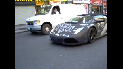 Lamborghini Gumball 3000 Murcielago в New York !